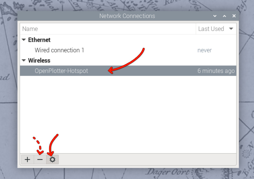 Network Connections List