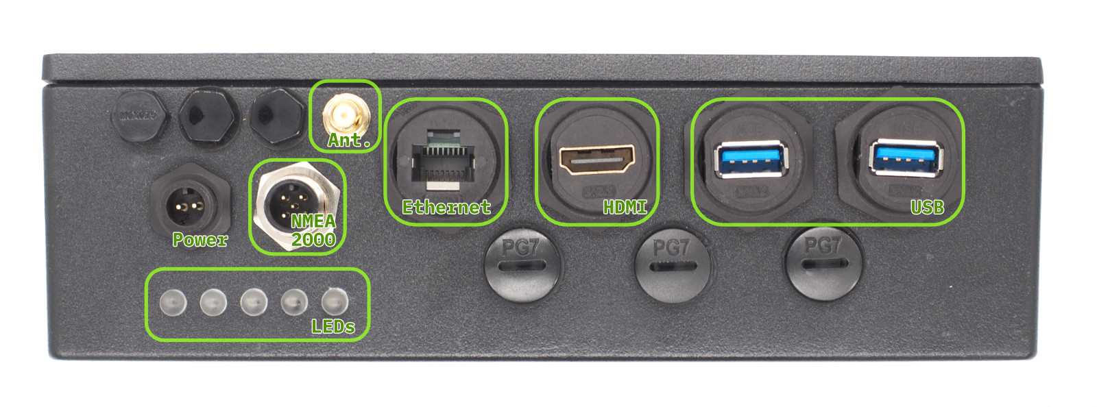 Front Panel Connectors