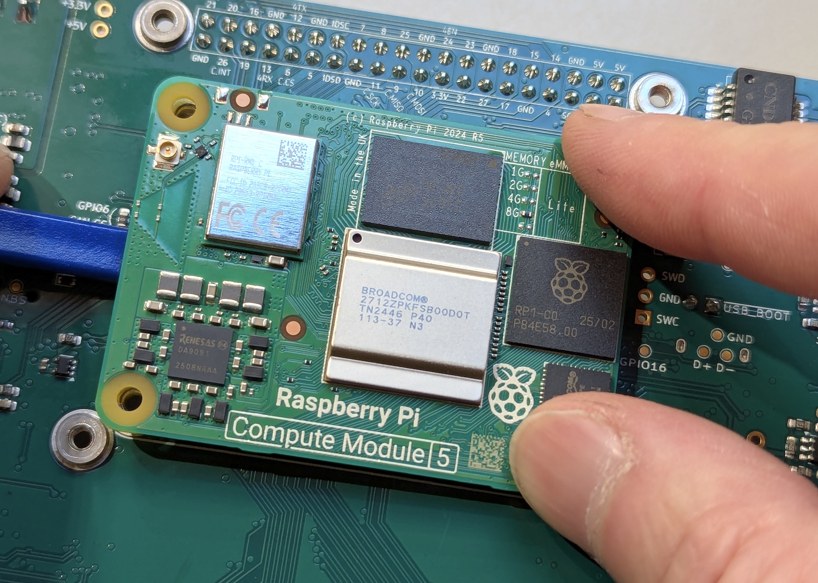Unmounting CM5 Module