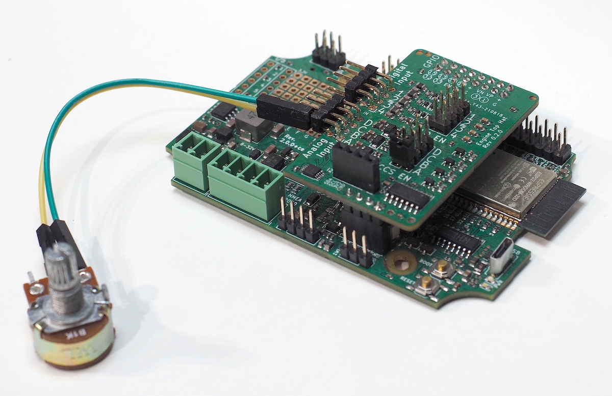 Connecting a resistive sensor