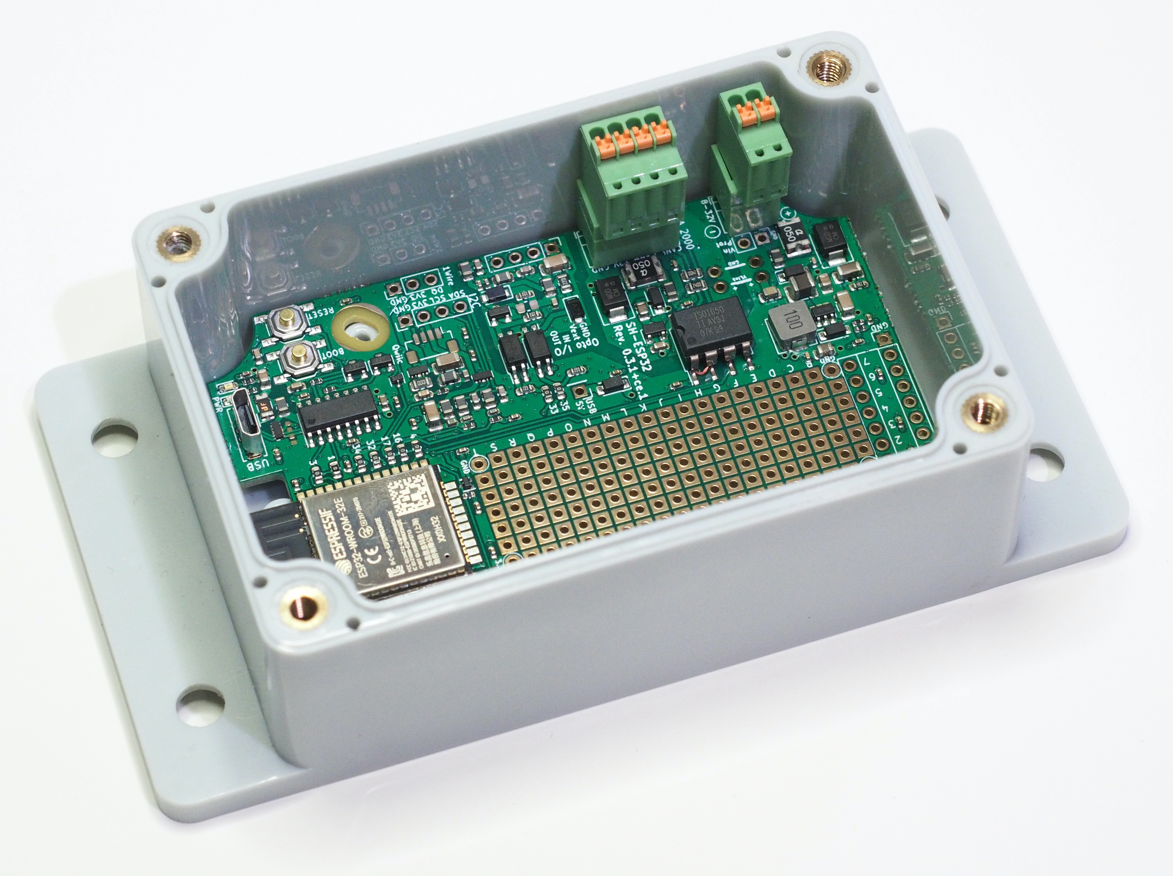 SH-ESP32 in an enclosure