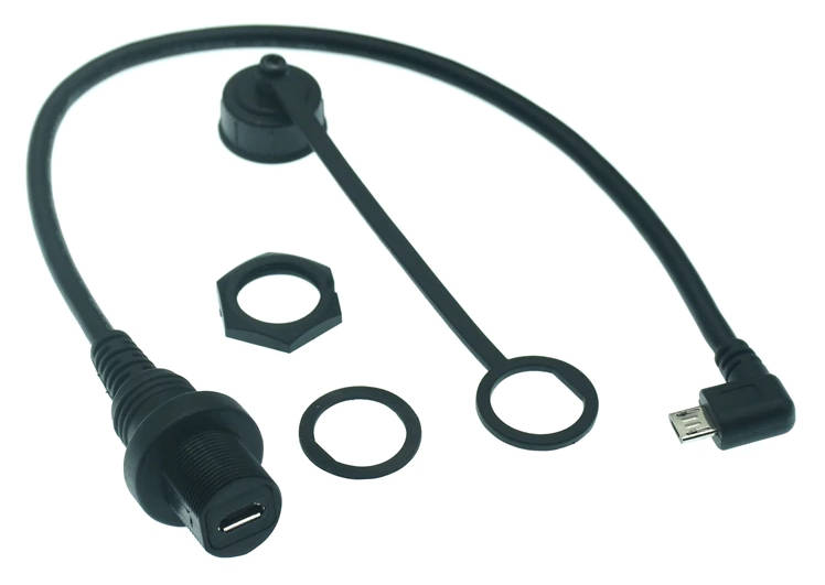 Micro USB panel connector