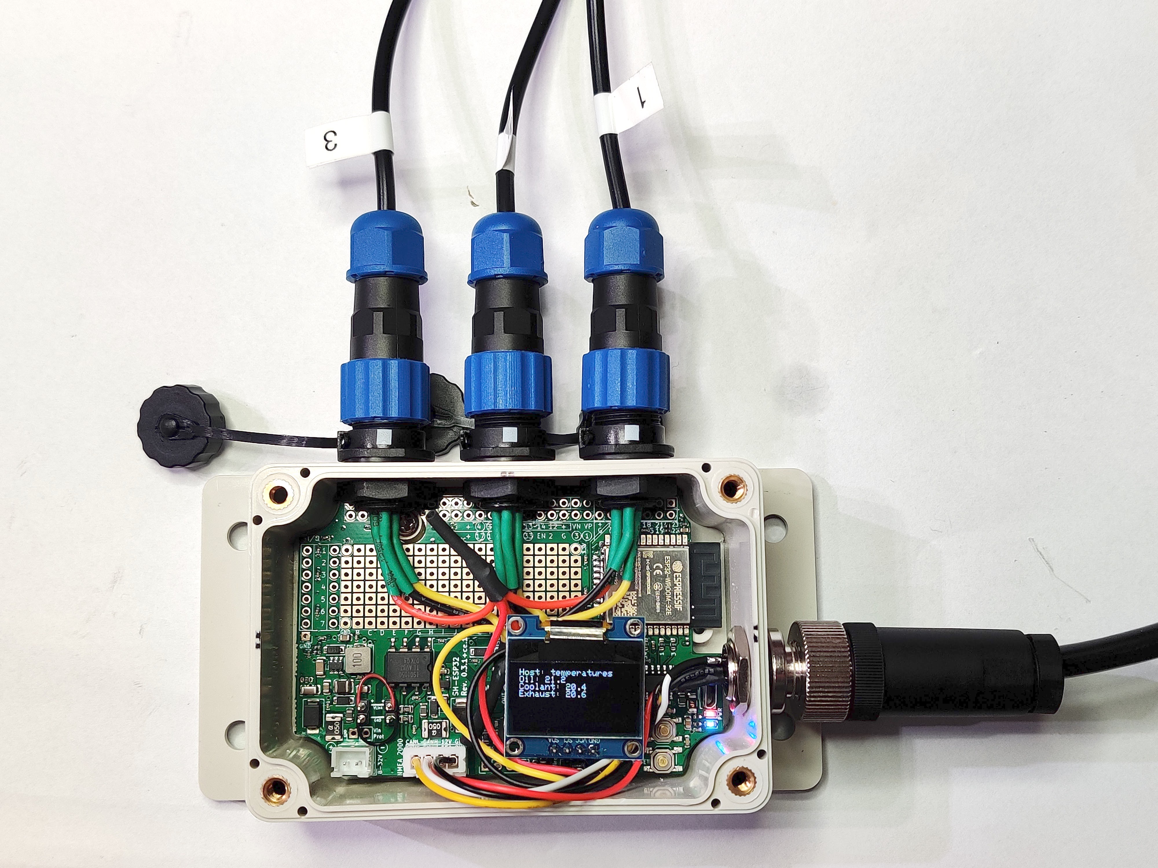 SH-ESP32 temperature sensor end result